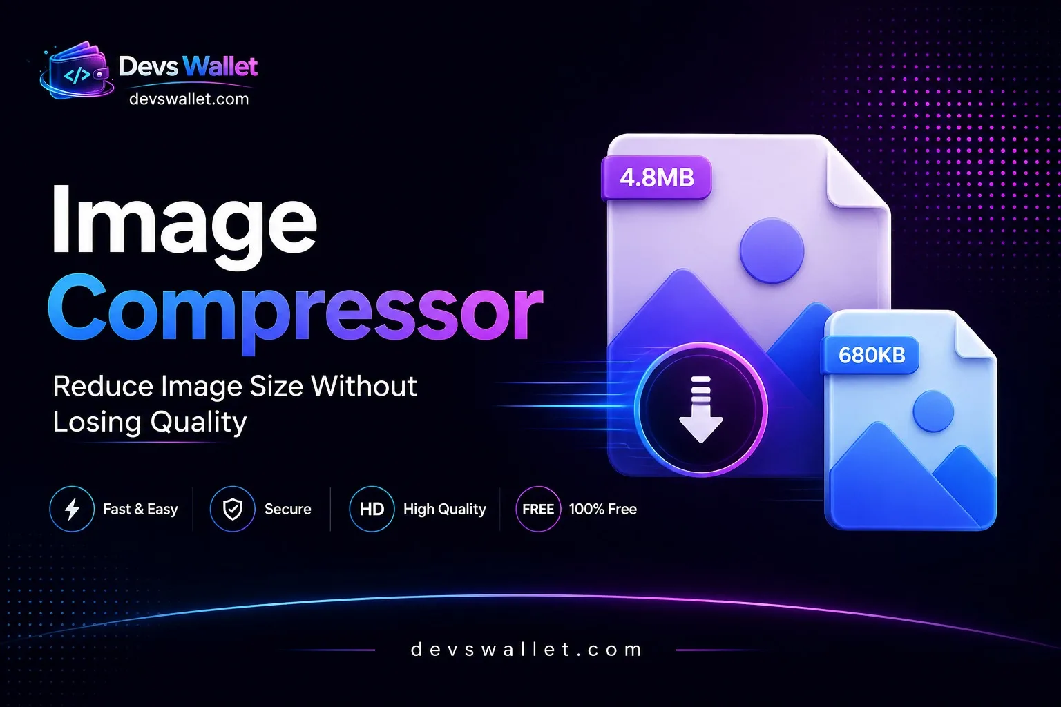 Free Online Image Compressor Tool to Reduce JPG PNG WEBP and GIF File Size